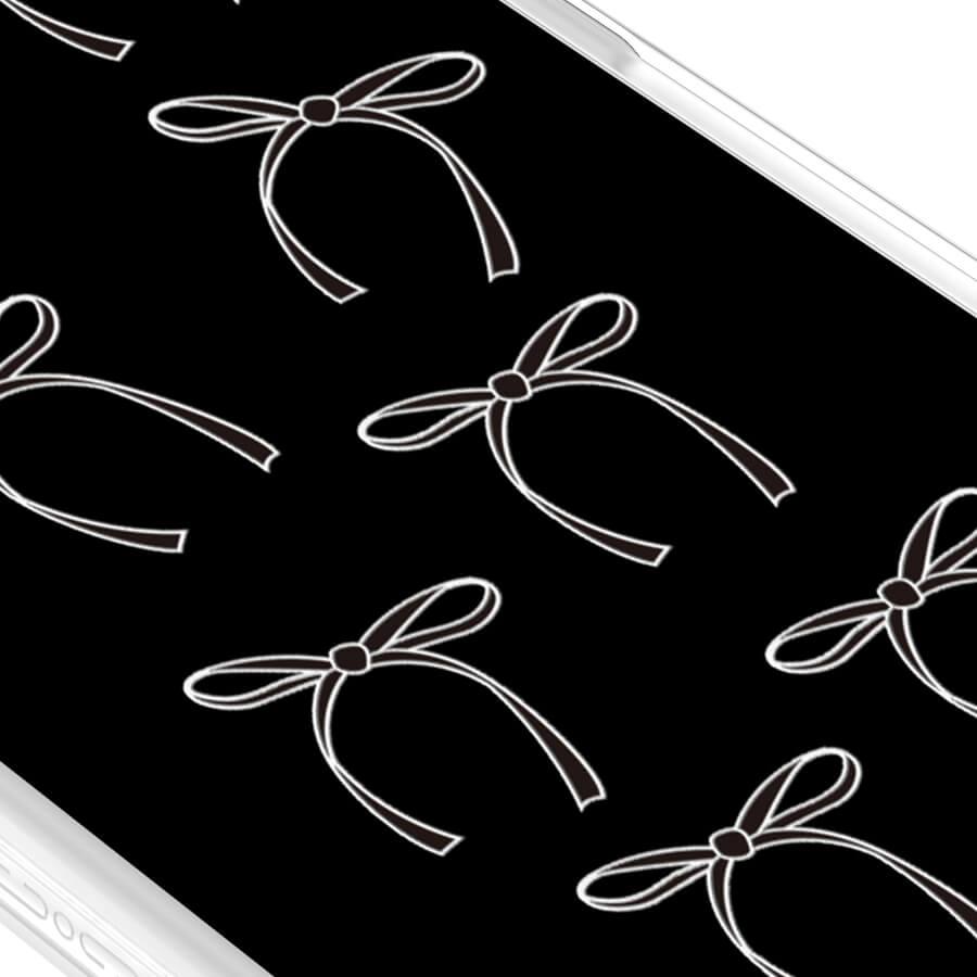 iPhone 12 Pro Max White Ribbon Minimal Line Phone Case - CORECOLOUR AU