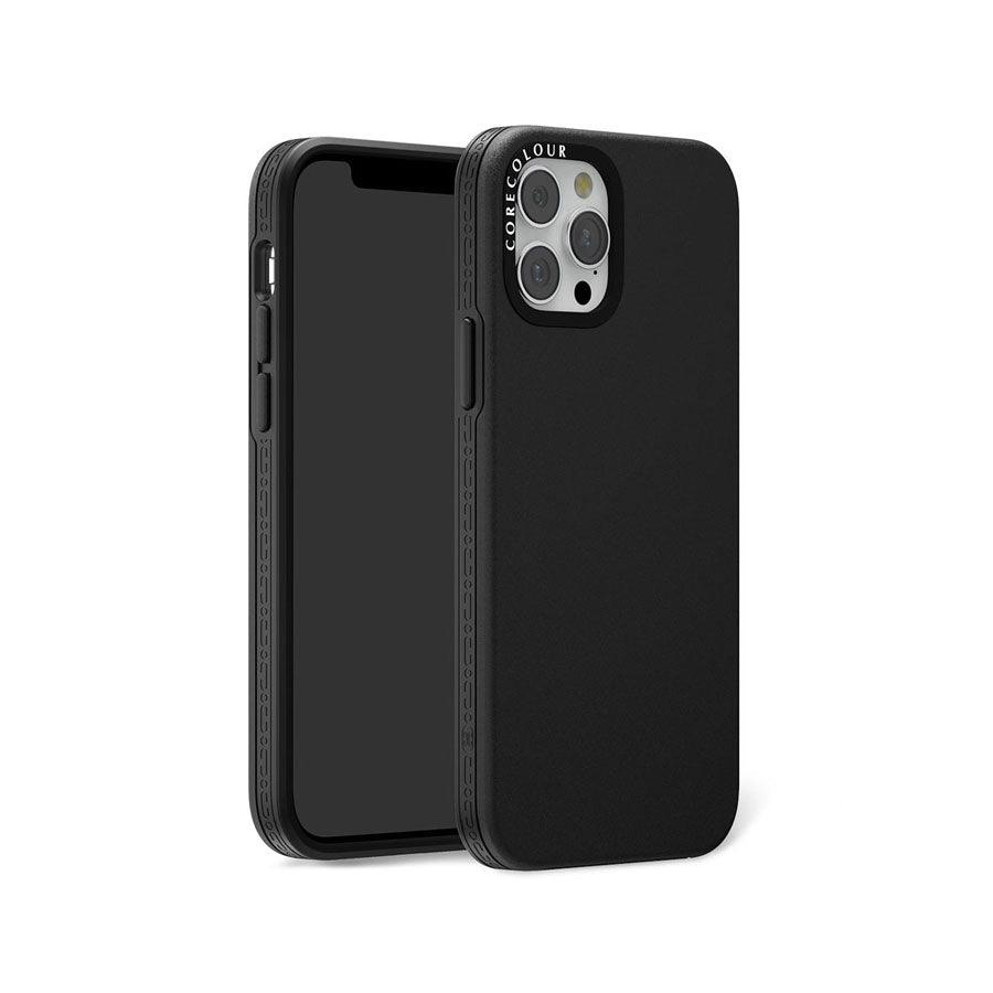 iPhone 12 Pro Solid Black Phone Case - CORECOLOUR AU