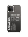 iPhone 12 Pro Warning Aquarius Phone Case - CORECOLOUR AU