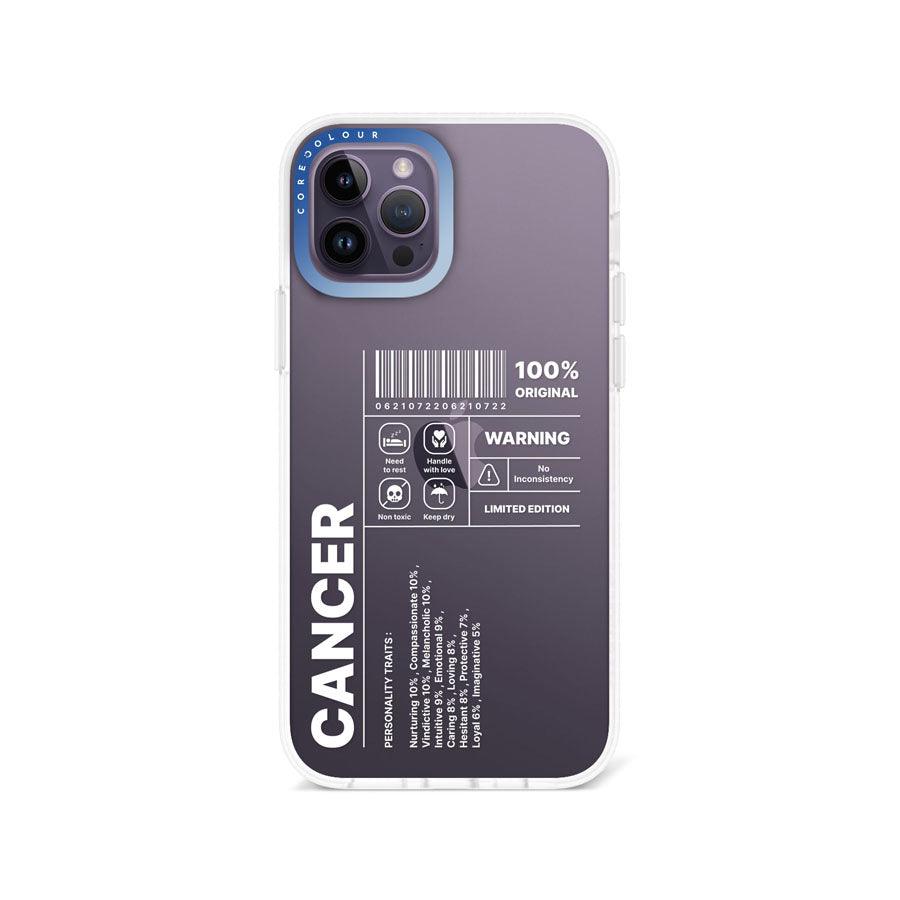 iPhone 12 Pro Warning Cancer Phone Case - CORECOLOUR AU