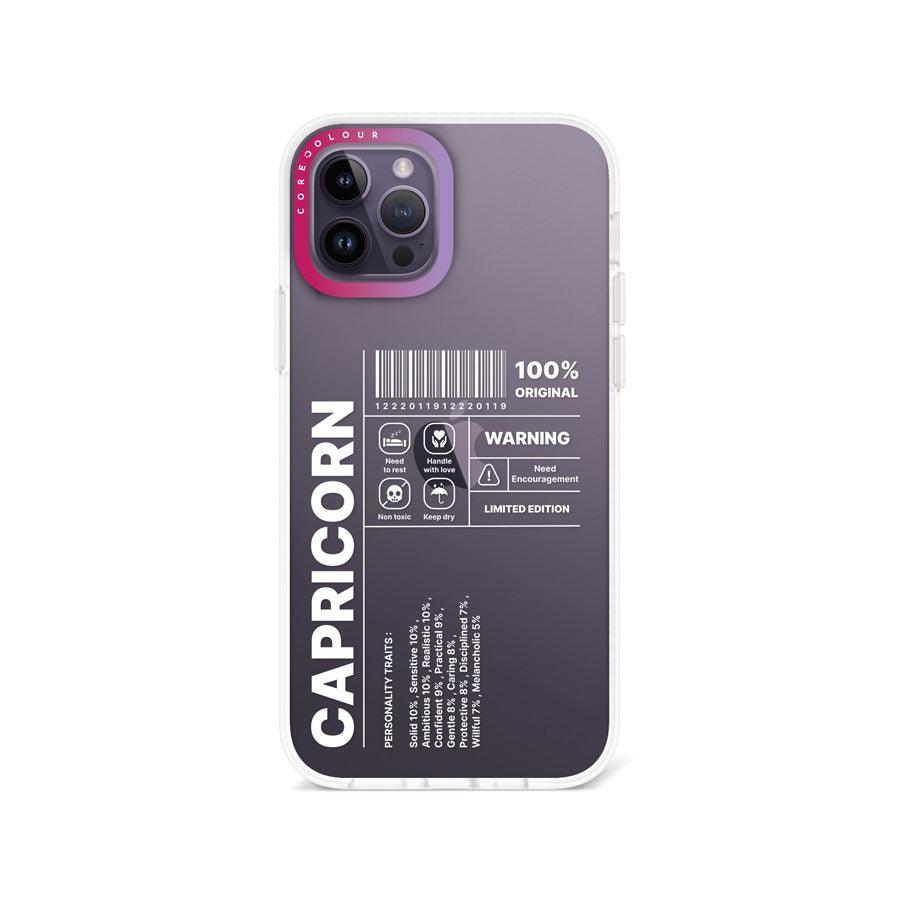 iPhone 12 Pro Warning Capricorn Phone Case - CORECOLOUR AU