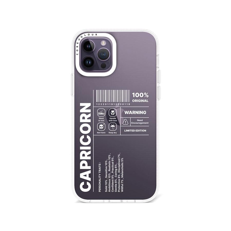 iPhone 12 Pro Warning Capricorn Phone Case - CORECOLOUR AU