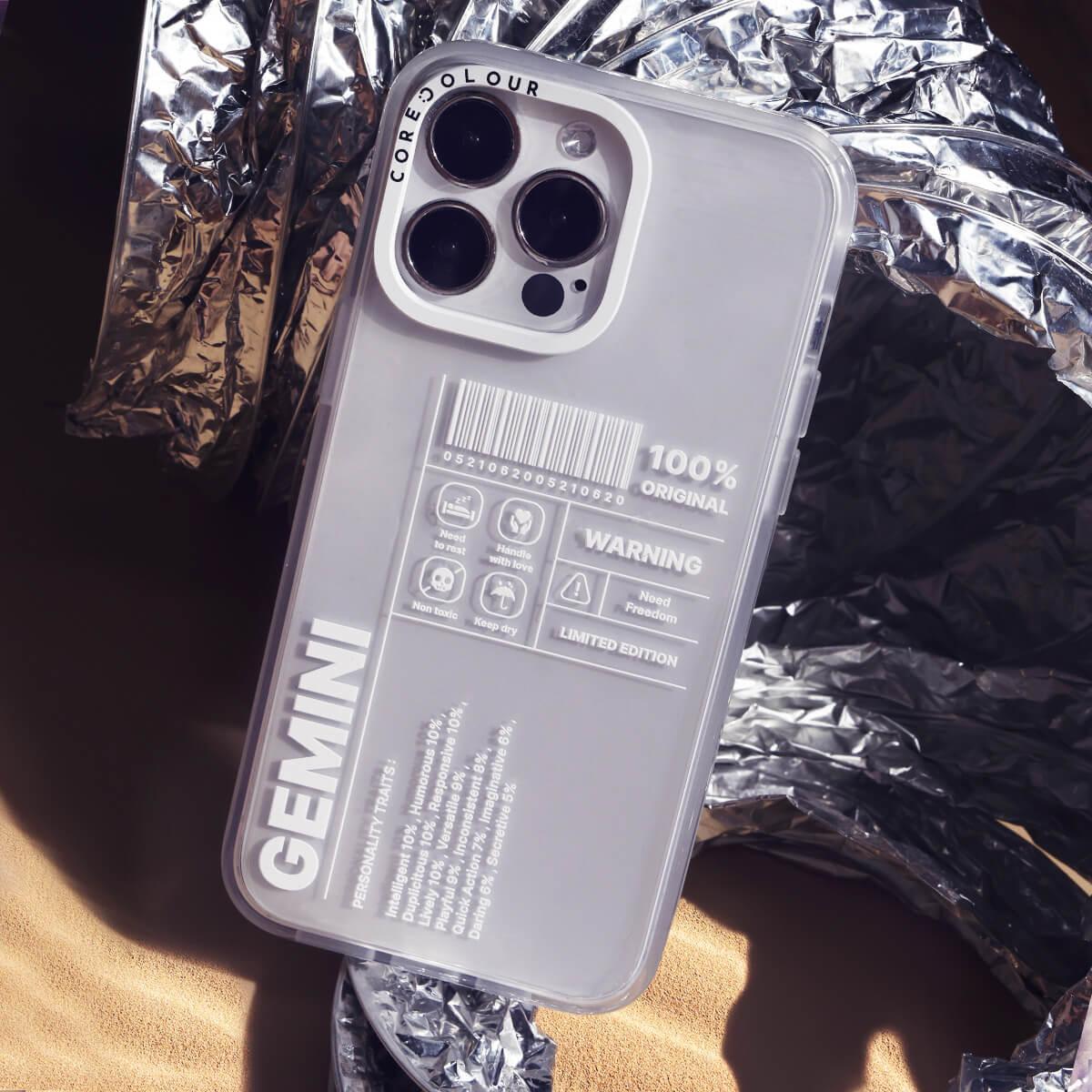 iPhone 12 Pro Warning Gemini Phone Case MagSafe Compatible - CORECOLOUR AU