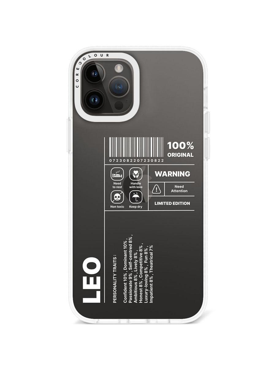 iPhone 12 Pro Warning Leo Phone Case - CORECOLOUR AU