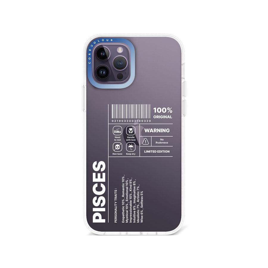 iPhone 12 Pro Warning Pisces Phone Case - CORECOLOUR AU