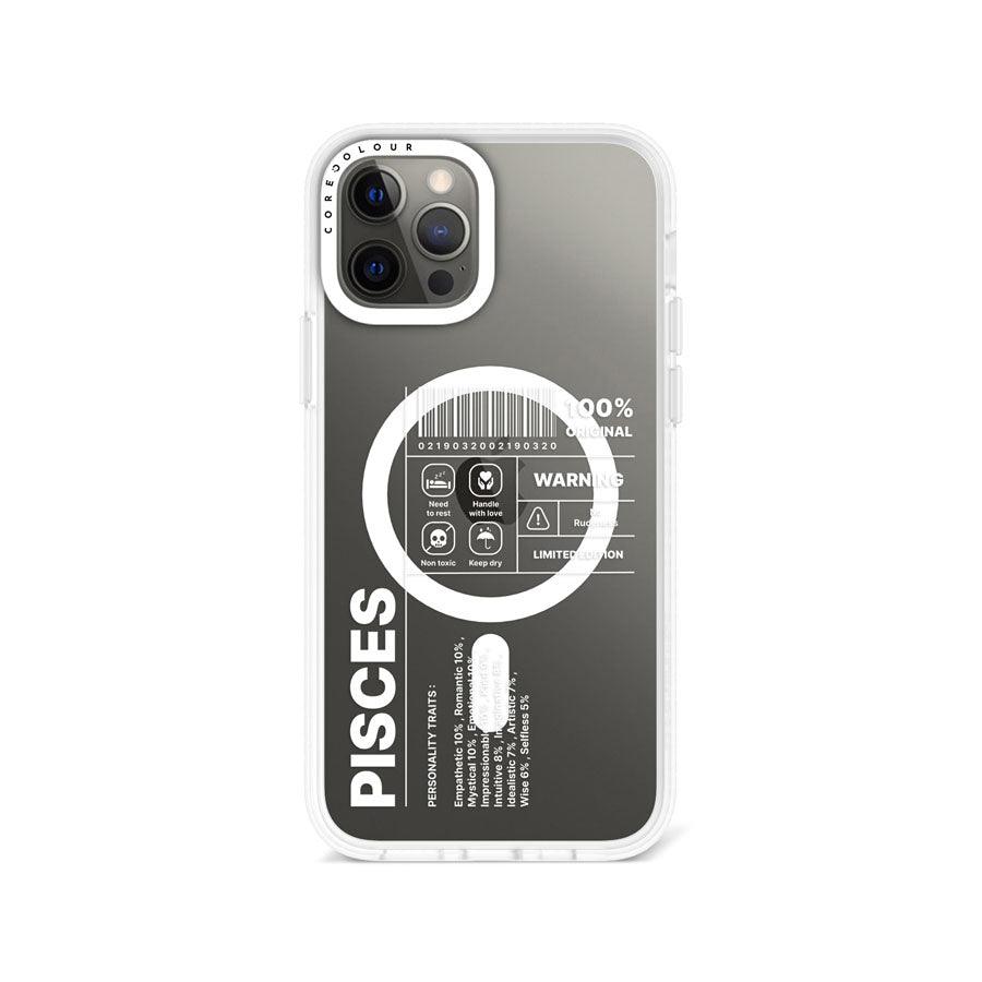 iPhone 12 Pro Warning Pisces Phone Case MagSafe Compatible - CORECOLOUR AU