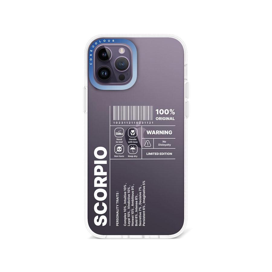 iPhone 12 Pro Warning Scorpio Phone Case - CORECOLOUR AU