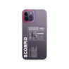 iPhone 12 Pro Warning Scorpio Phone Case - CORECOLOUR AU