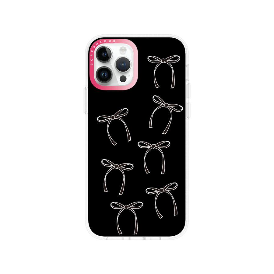 iPhone 12 Pro White Ribbon Minimal Line Phone Case - CORECOLOUR AU