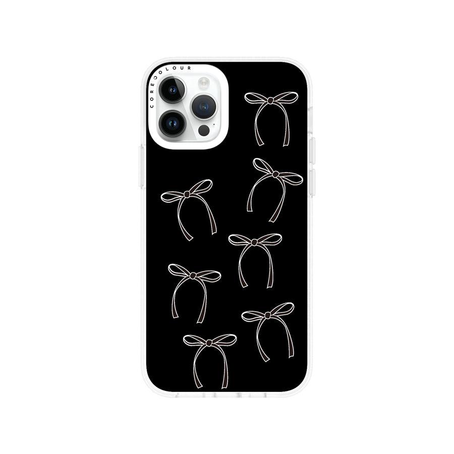 iPhone 12 Pro White Ribbon Minimal Line Phone Case - CORECOLOUR AU
