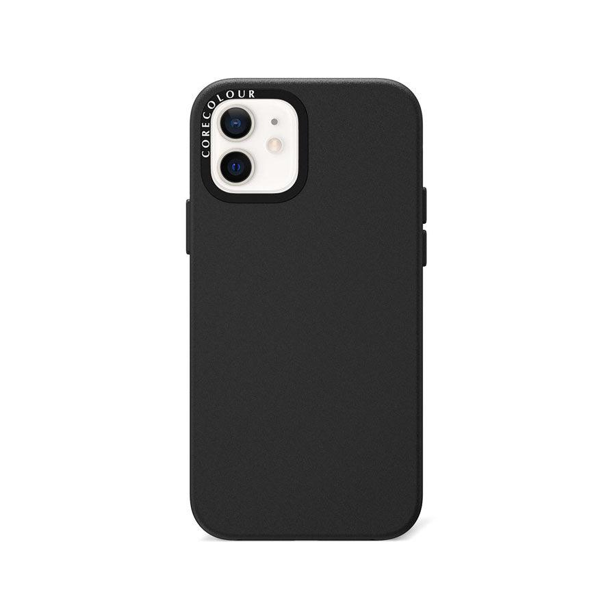 iPhone 12 Solid Black Phone Case - CORECOLOUR AU
