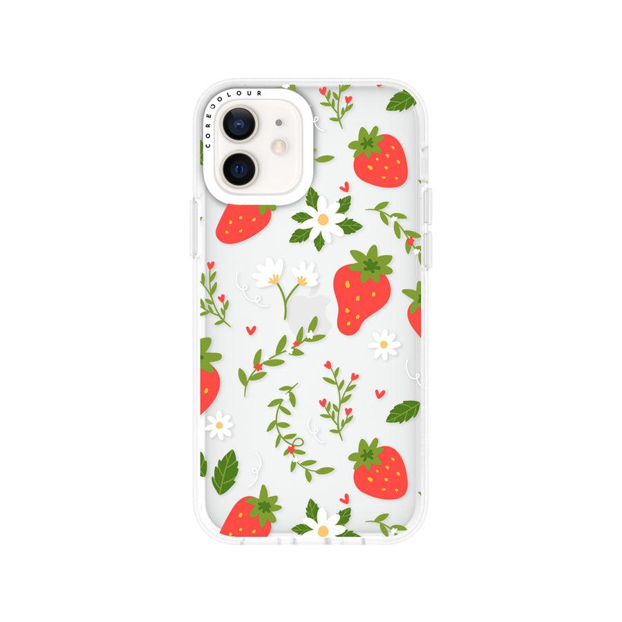 iPhone 12 Strawberry Flower Phone Case - CORECOLOUR AU