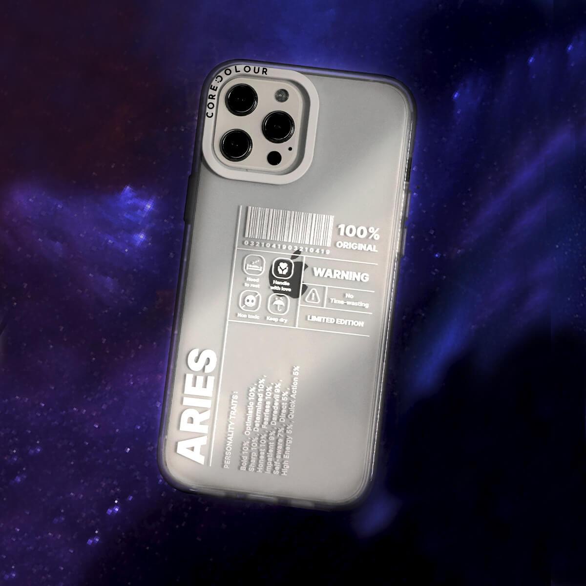 iPhone 12 Warning Aries Phone Case - CORECOLOUR AU