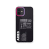 iPhone 12 Warning Aries Phone Case - CORECOLOUR AU