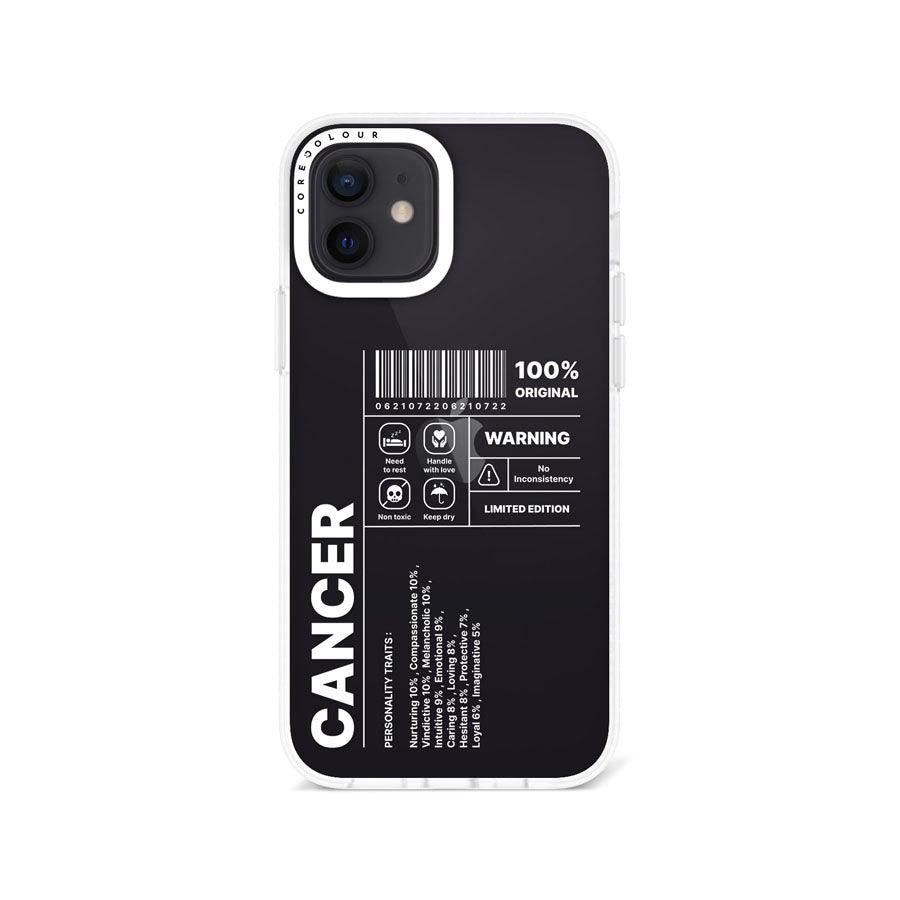 iPhone 12 Warning Cancer Phone Case - CORECOLOUR AU