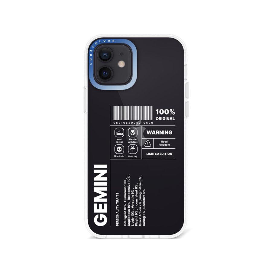 iPhone 12 Warning Gemini Phone Case - CORECOLOUR AU