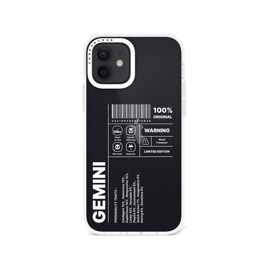 iPhone 12 Warning Gemini Phone Case - CORECOLOUR AU