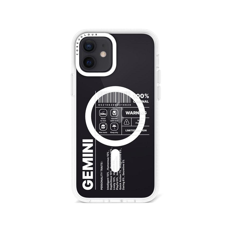 iPhone 12 Warning Gemini Phone Case MagSafe Compatible - CORECOLOUR AU