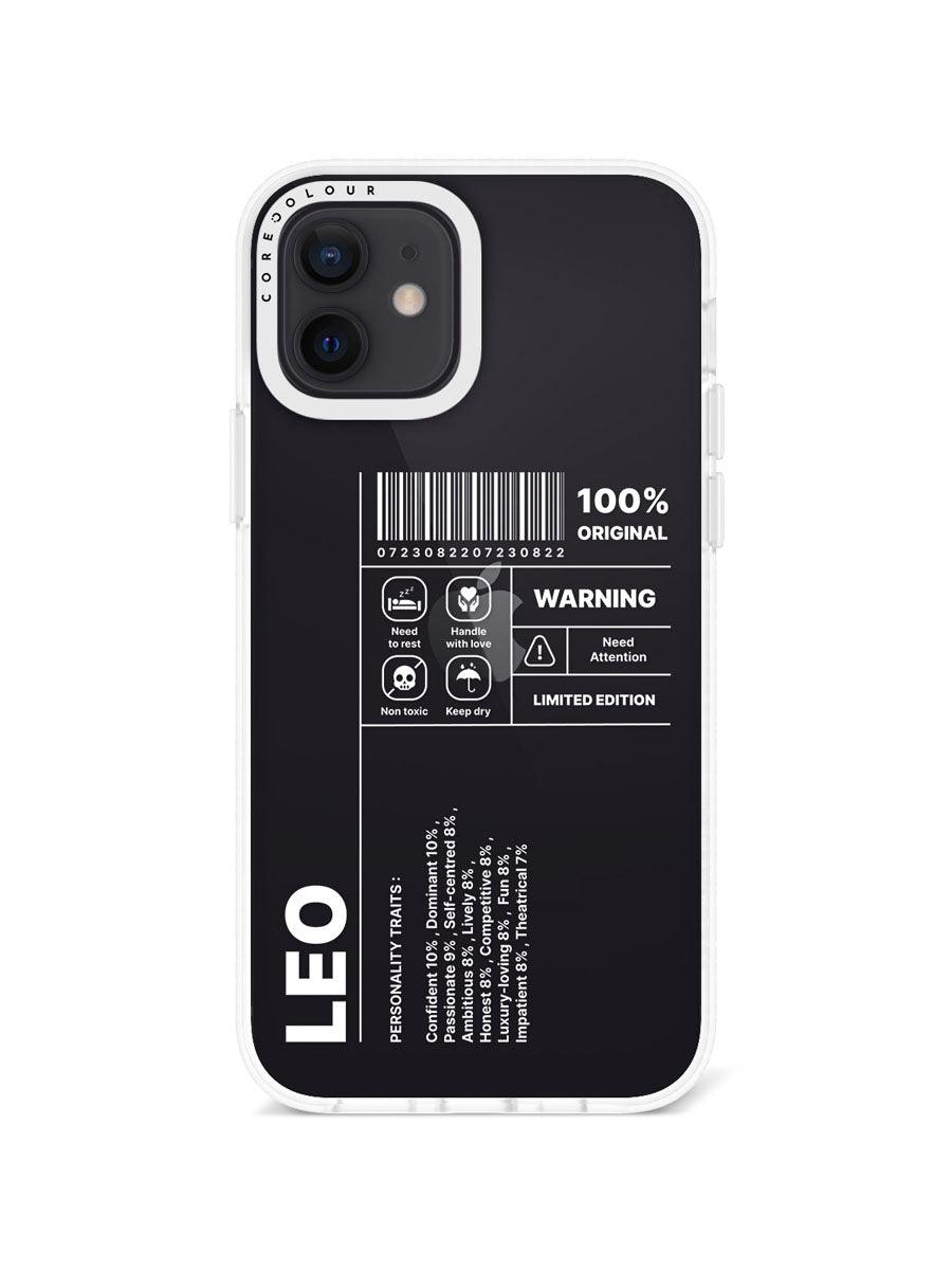 iPhone 12 Warning Leo Phone Case - CORECOLOUR AU