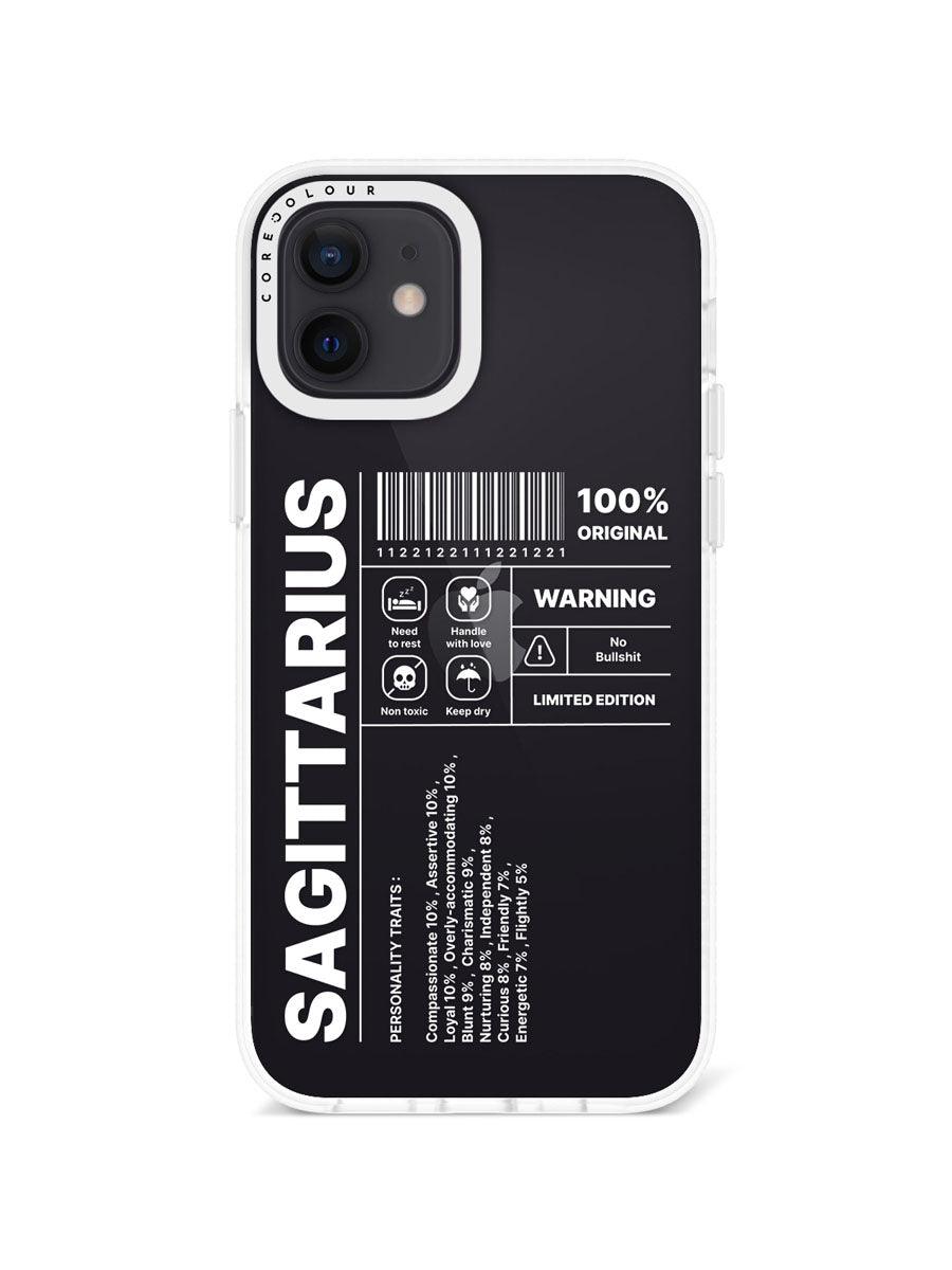 iPhone 12 Warning Sagittarius Phone Case - CORECOLOUR AU