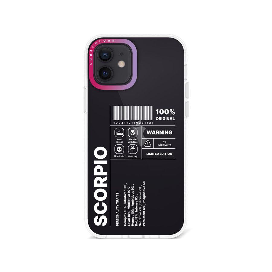 iPhone 12 Warning Scorpio Phone Case - CORECOLOUR AU