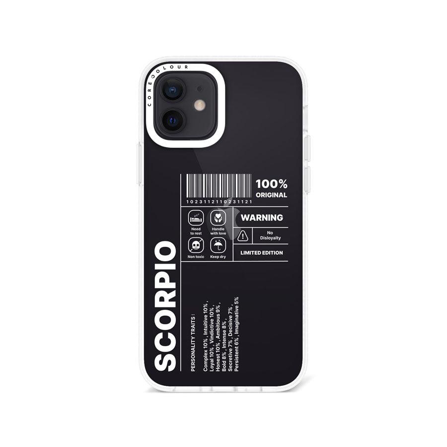iPhone 12 Warning Scorpio Phone Case - CORECOLOUR AU