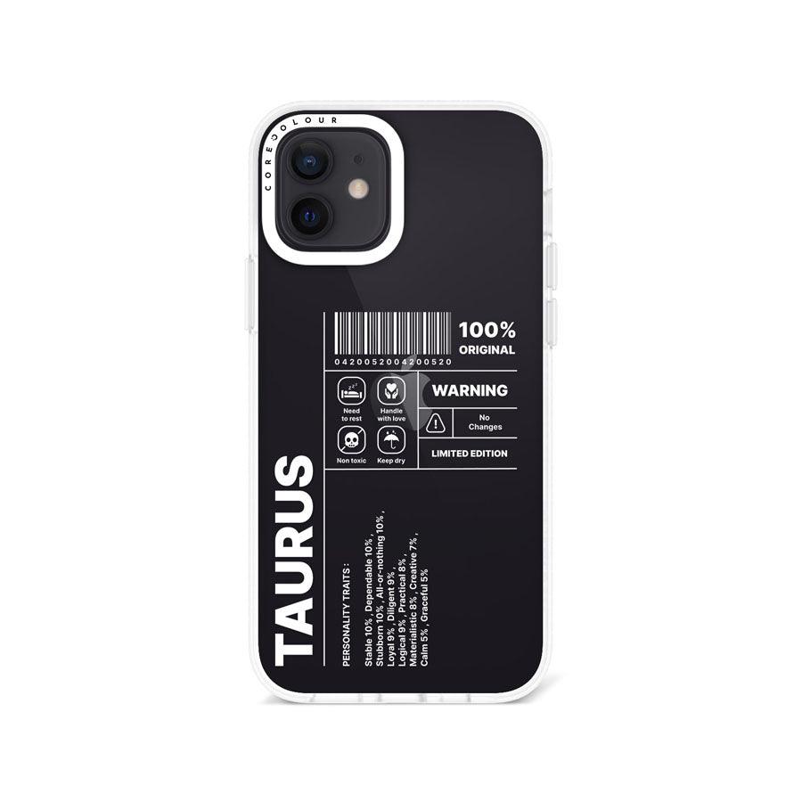 iPhone 12 Warning Taurus Phone Case - CORECOLOUR AU