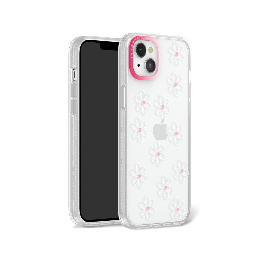 iPhone 12 White Flower Minimal Line Phone Case - CORECOLOUR AU