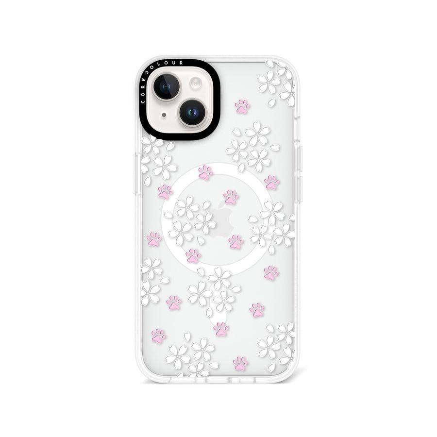 iPhone 13 Cherry Blossom Paw Phone Case MagSafe Compatible - CORECOLOUR AU