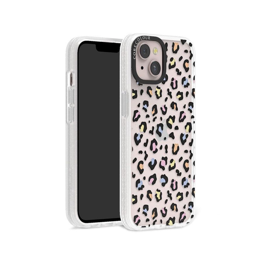 iPhone 13 Colourful Leopard Glitter Phone Case - CORECOLOUR AU