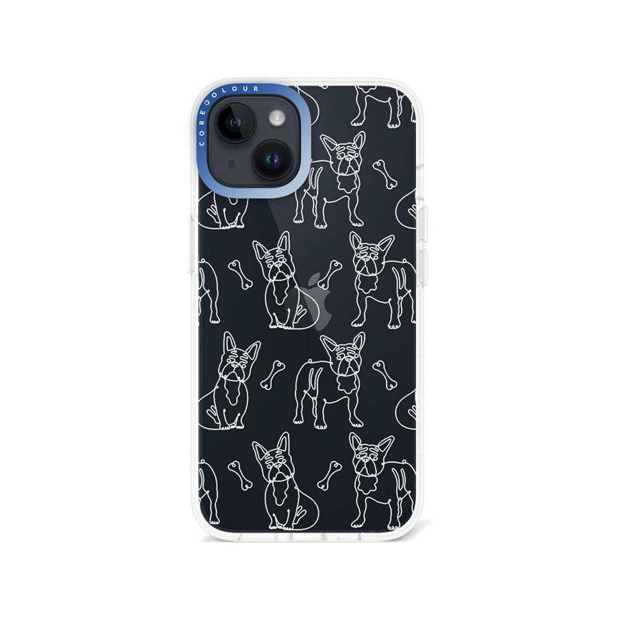 iPhone 13 French Bulldog Minimal Line Phone Case - CORECOLOUR AU