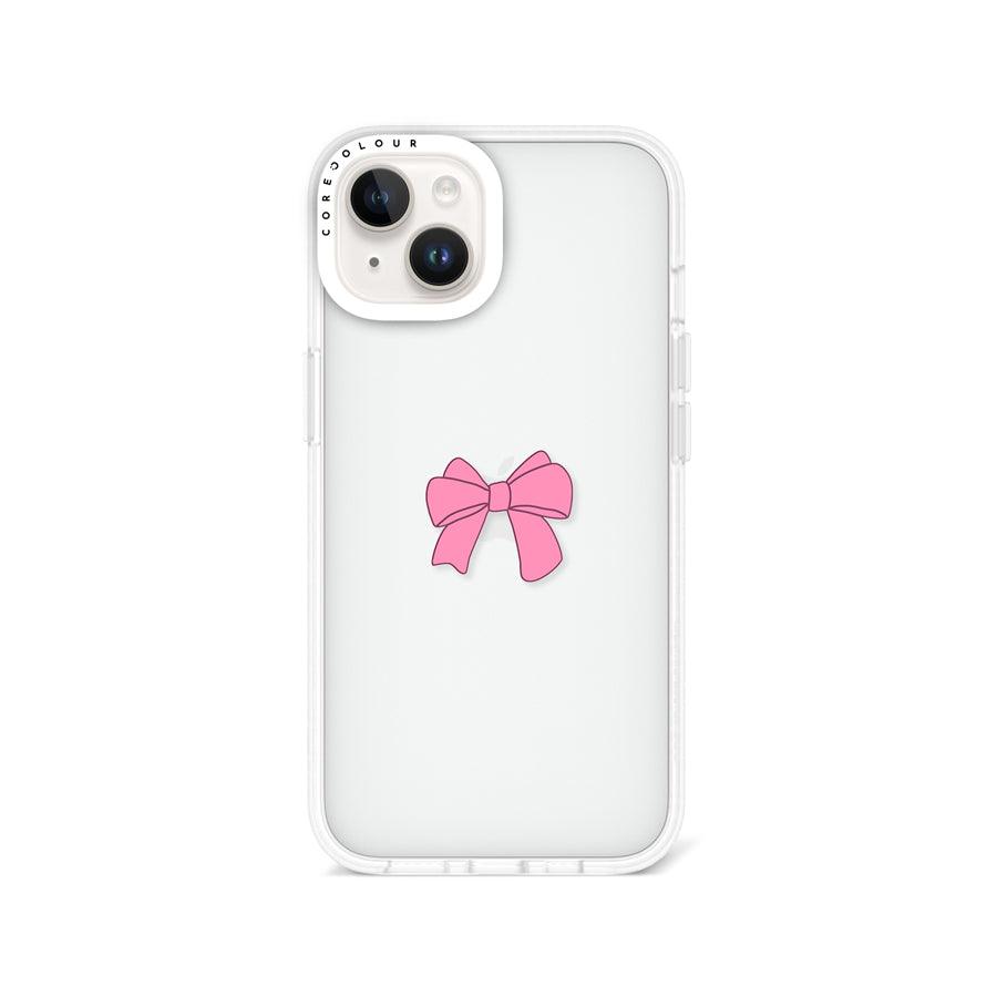iPhone 13 Pink Ribbon Bow Phone Case - CORECOLOUR AU