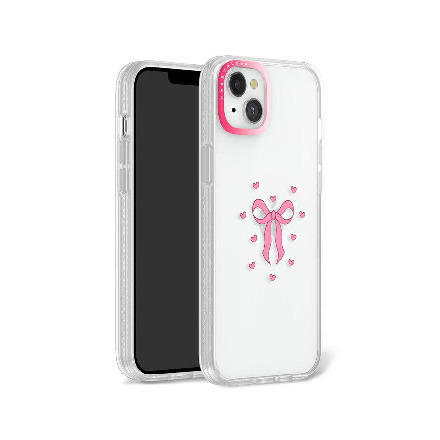 iPhone 13 Pink Ribbon Heart Phone Case - CORECOLOUR AU