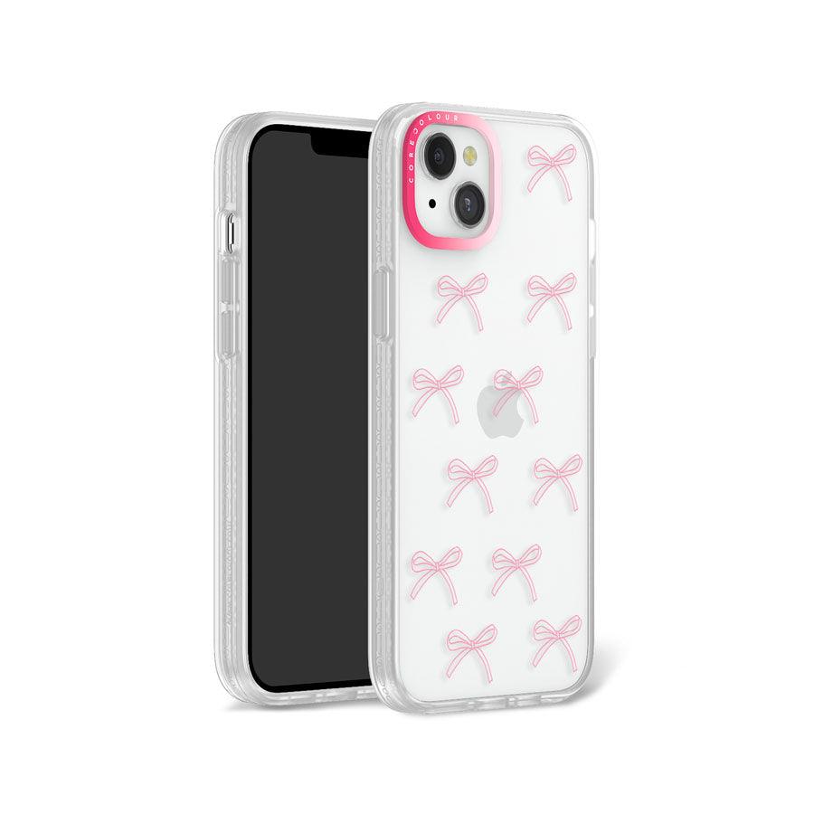 iPhone 13 Pink Ribbon Minimal Line Phone Case - CORECOLOUR AU