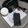 iPhone 13 Pro Black Genuine Leather Phone Case - CORECOLOUR AU