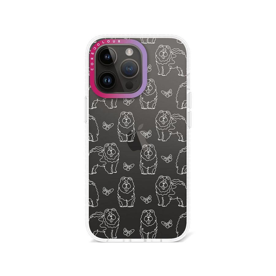 iPhone 13 Pro Chow Chow Minimal Line Phone Case - CORECOLOUR AU