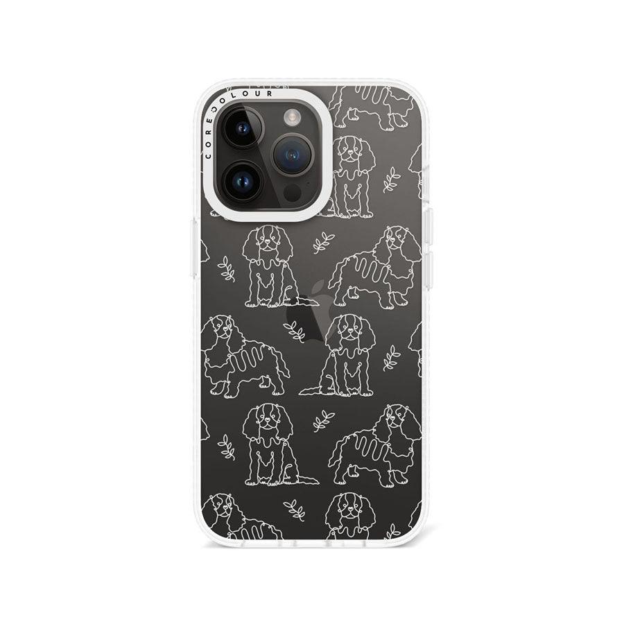 iPhone 13 Pro Cocker Spaniel Minimal Line Phone Case - CORECOLOUR AU