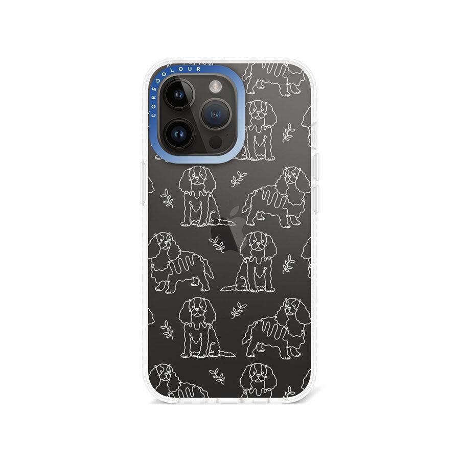 iPhone 13 Pro Cocker Spaniel Minimal Line Phone Case - CORECOLOUR AU