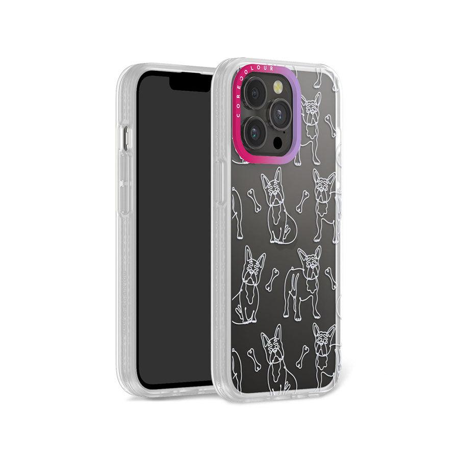 iPhone 13 Pro French Bulldog Minimal Line Phone Case - CORECOLOUR AU