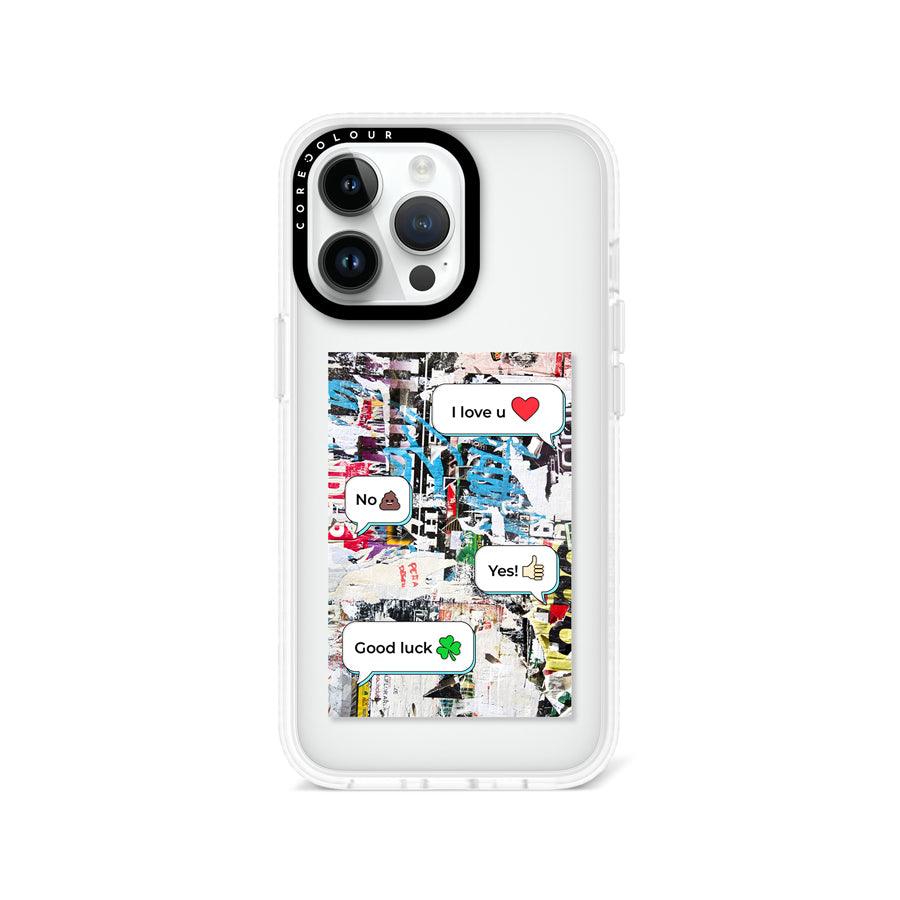 iPhone 13 Pro I Love U Dialogue Phone Case - CORECOLOUR AU