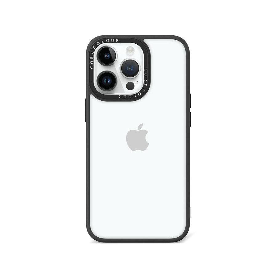 iPhone 13 Pro Jet Black Clear Phone Case - CORECOLOUR AU