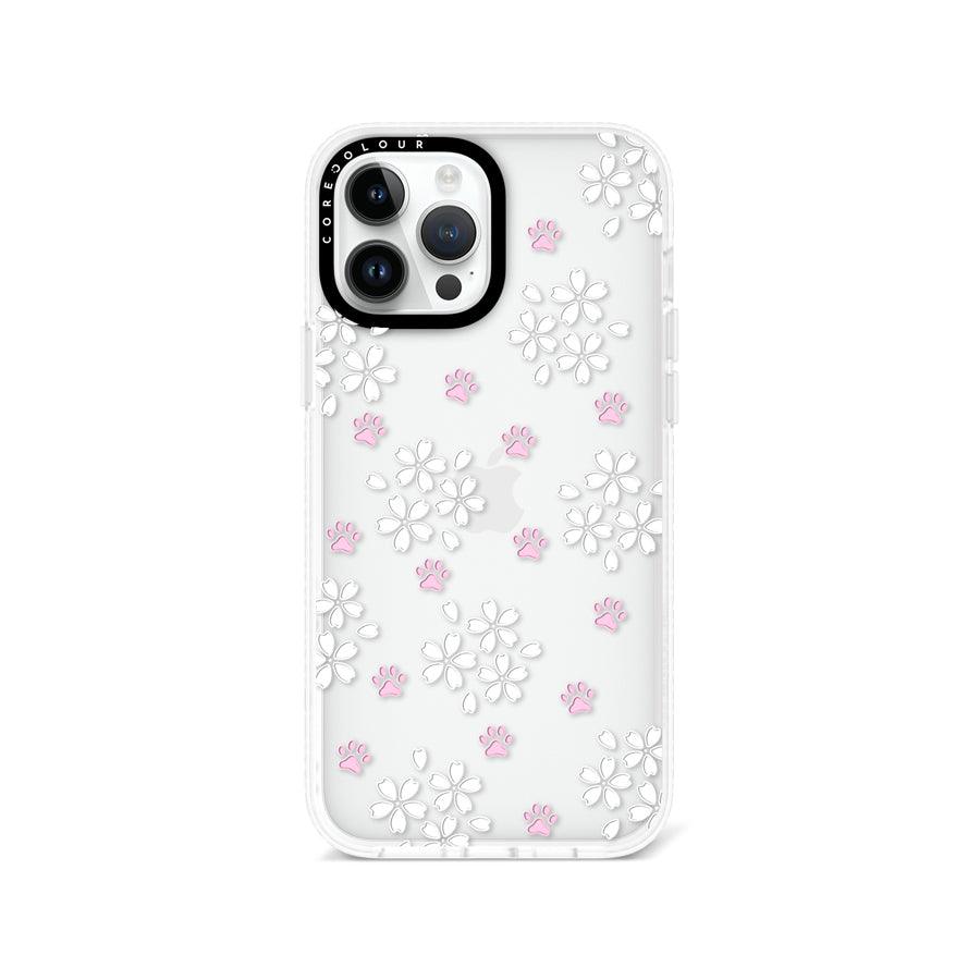 iPhone 13 Pro Max Cherry Blossom Paw Phone Case - CORECOLOUR AU