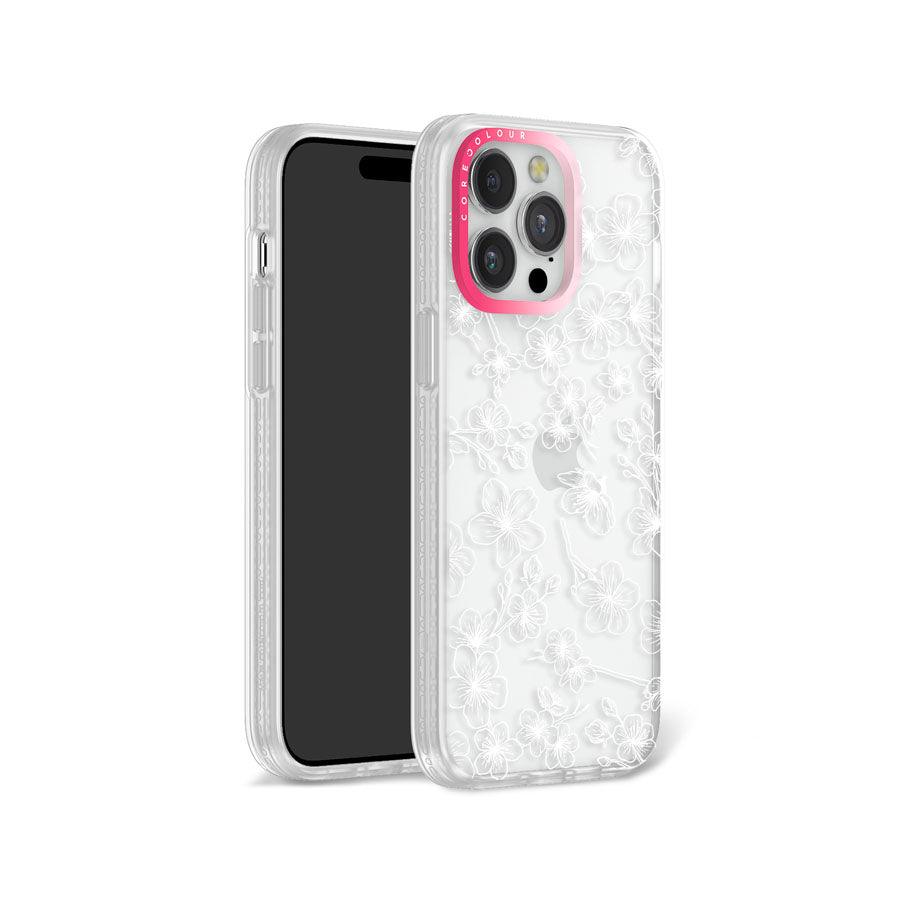 iPhone 13 Pro Max Cherry Blossom White Phone Case - CORECOLOUR AU
