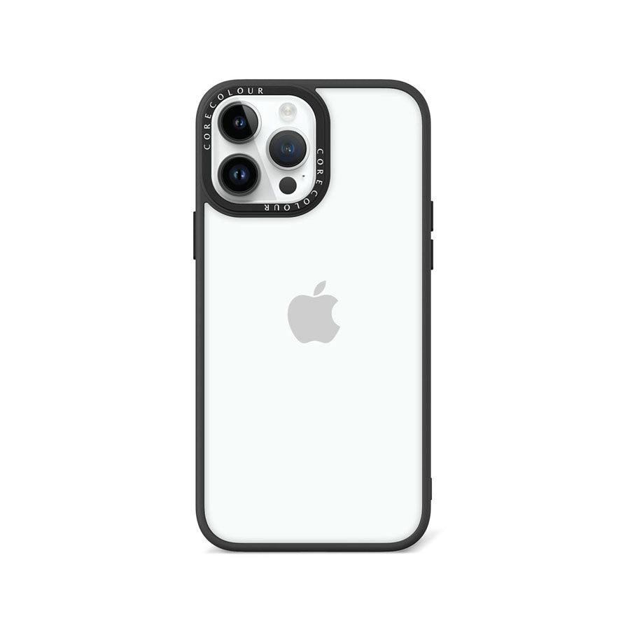 iPhone 13 Pro Max Jet Black Clear Phone Case - CORECOLOUR AU