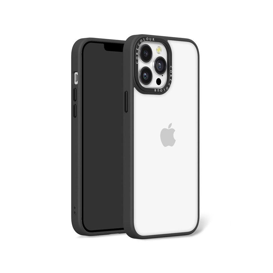 iPhone 13 Pro Max Jet Black Clear Phone Case - CORECOLOUR AU