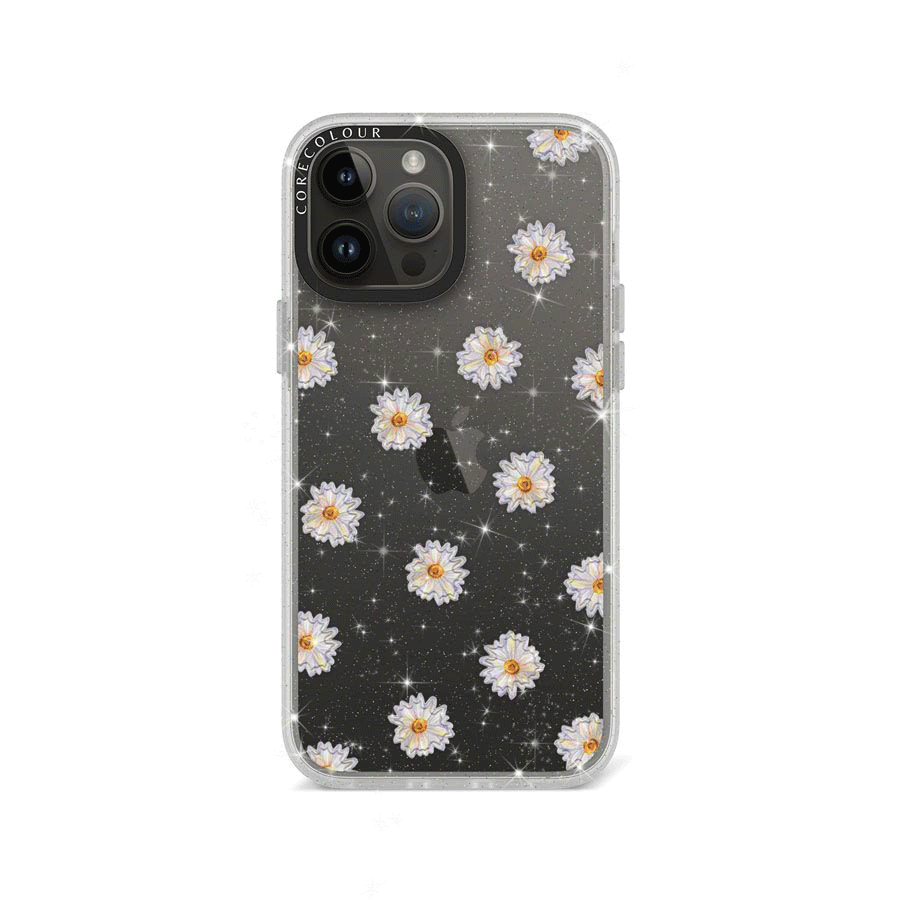 iPhone 13 Pro Max Oopsy Daisy Glitter Phone Case - CORECOLOUR AU