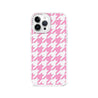 iPhone 13 Pro Max Pink Houndstooth Phone Case - CORECOLOUR AU