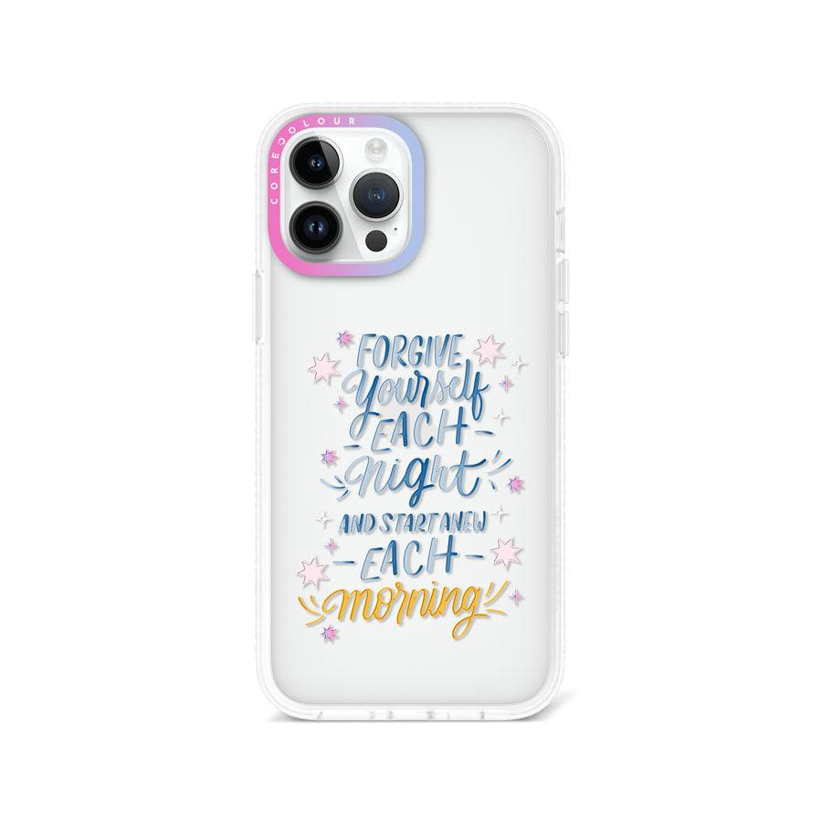 iPhone 13 Pro Max Start New Each Morning Phone Case - CORECOLOUR AU