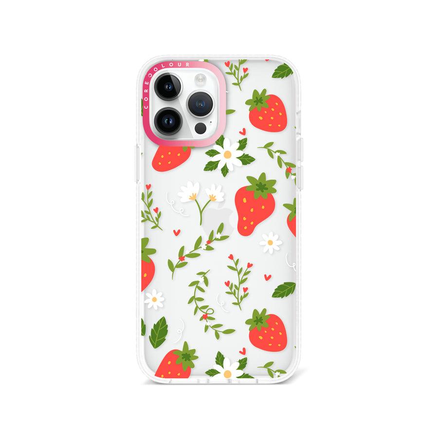 iPhone 13 Pro Max Strawberry Flower Phone Case - CORECOLOUR AU