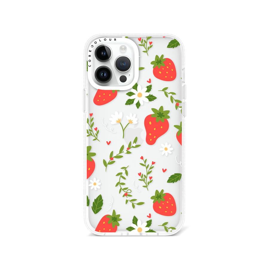iPhone 13 Pro Max Strawberry Flower Phone Case - CORECOLOUR AU